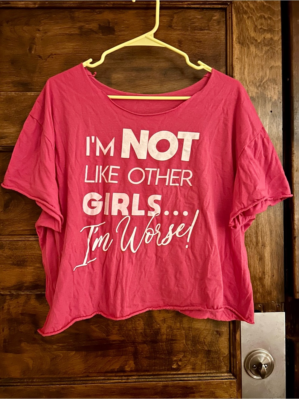 I’m Not Like Other Girls, I’m Worse Cropped Tee